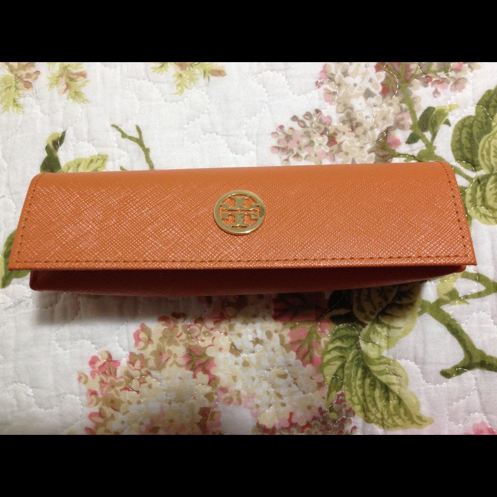 Tory Burch reading glasses case